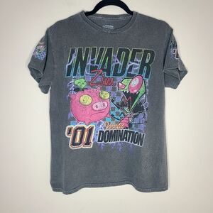 Invader Zim GIR‎ Racing Boyfriend Fit Girls T-Shirt Size Small